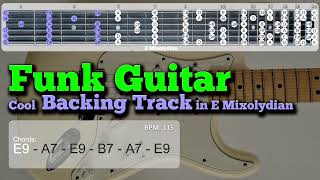 Cool Funk Guitar Backing Track Jam