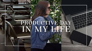 PRODUCTIVE DAY IN MY LIFE | workout with me, final wedding planning, & time to get married (!!!)