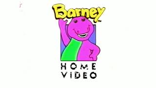 Barney Home Video logo (1992) (Open Matte)