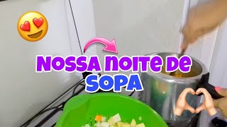 Nossa noite de sopa em uma noite chuvosa 🫶🏻/CANAL PRI ELLEN🤍