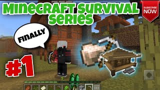 FINALLY! minecraft survival series | EP 1 |