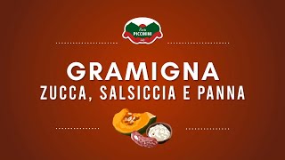 Gramigna zucca, salsiccia e panna