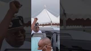 🔥🔥President Bola Ahmed Tinubu departs Eid Praying ground amid cheers