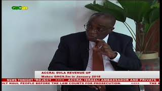 ACCRA:DVLA ROAD WORTHY REVENUE INCREASE 360 PERCENT TO HIT 19.8 MILLION IN JANUARY.