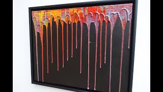 Dripping epoxy resin        / epoxy resin art / pigment paste