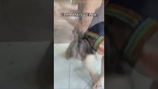 (LuCr4zy) FILHA MAIS VELHA LIMPANDO O CHÃO 😂 #shorts