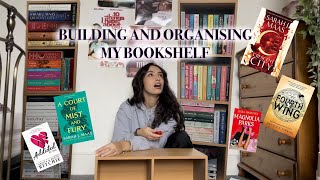 build and organise my bookshelf with me + book chat📚