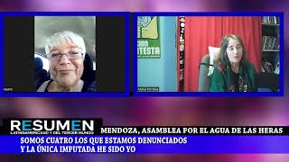 Solidaridad con Nora Moyano imputada por su lucha por el agua en Mendoza