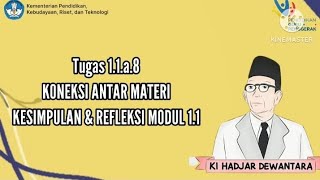 1.1.a.8 Koneksi Antar Materi Modul 1.1 Refleksi dan Kesimpulan Pemikiran Ki Hadjar Dewantara