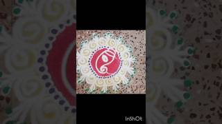 ganpati rangoli || #shorts #tradingshorts #ytshorts #ganapti #rangoli #ganaptirangoli