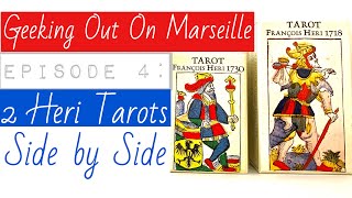 Francois Heri Tarots of 1718 & 1730 Side by Side by Yves Reynaud (#GeekingOutOnMarseille: EP. 4) ♥️