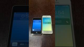 iPod touch 3 vs iPhone 5s boot up test #shorts #ipodtouch3 #ios5 #iphone5s #ios12