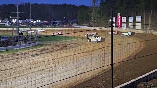 Bedford Speedway dirt late model crash