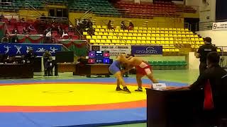 Van hieu ha Vietnam df. Laos South East Asian Wrestling Championship 2017