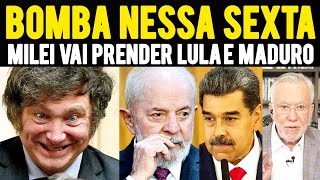 BOMBA ! MILEI VAI PRENDER LULA E MADURO após MADURO AMEAÇ4R INVADIR A ARGENTINA