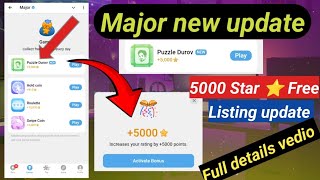 ⭐puzzle durov major | puzzle durov major game update | major puzzle durov || major new update⭐