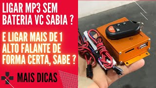 LIGAR MODULO PRA MINI PAREDÃO MP3 SEM BATERIA E LIGAÇÃO DE MAIS DE 2 AUTO FALANTES