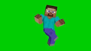 Minecraft Steve Dancing on Green Screen || Minecraft Steve || Minecraft || Green Screen Video  (: