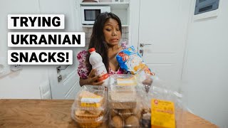 Trying Ukrainian Snacks for the First Time