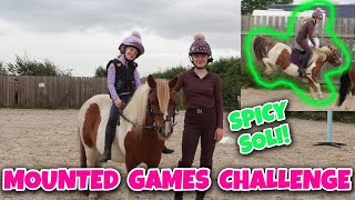 DOROTHY vs ESME MOUNTED GAMES CHALLENGE!