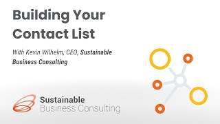 Building Your Contact List