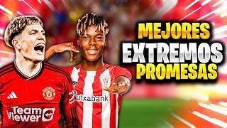 Los Mejores Extremos Jovenes Promesas Cara real de EA FC 24