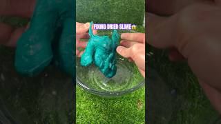 FIXING DRIED SLIME😱 #slime #satisfying