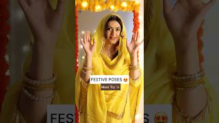 Festive poses in suit ❤️ | Must try poses | Shanika Khurmi #ashortaday #ytshorts #shorts