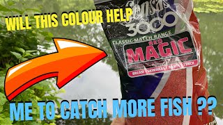 Sensas 3000 Red Magic Groundbait (Does Colour Make A Difference??)