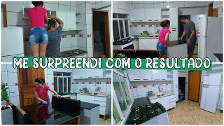 COZINHA FINALIZADA, TERMINAMOS A INSTALAÇÃO DOS ARMÁRIOS| Amanda Maria