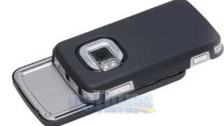 For Nokia N96 Rubber Hard Case - Black