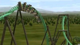 Dinosaur Flying Coaster - Universal Studios Japan 2016 - Offride NoLimits 2