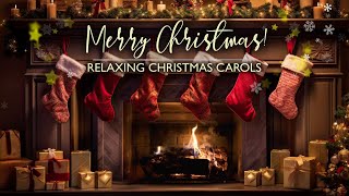 🔥 Christmas Fireplace with Relaxing Piano Music 🎄 Instrumental Christmas