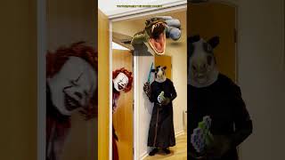 Funny video try not to laugh Pennywise Cow Halloween bhoot wala Anaconda snake #magic #shorts #vfx