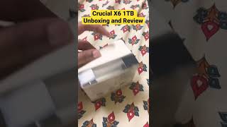 Crucial X6 SSD 1TB Unboxing and Review | The Best External SSD  #shorts #technology