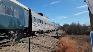 Arkansas & Missouri Holiday Train returns to Monett, MO at 1:11pm, December 17, 2023.