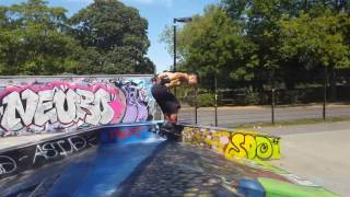 Ally Pally skatepark King Rooster Rollerblade Challenge ft Lorenzo