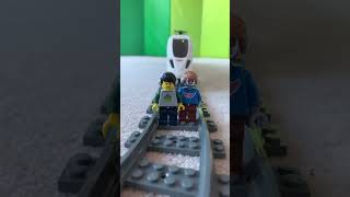 Lego DJs vs Lego Train  #legotrain