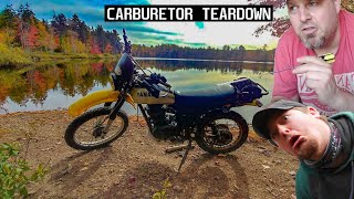 1976 Yamaha XT500 Carburetor  Removal, Teardown, Adjustment, and DIY Airbox