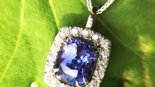 4.6ct Rare Color Change Sapphire Pendant - Paul Reinhard