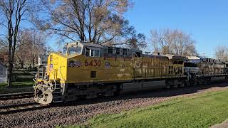 4/6/2024 UP 6430, NS 4427, NS 1068, Erie Heritage UP 5553, UP 7180, rear  UP 7897@TrainswithAndy