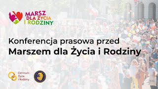 Konferencja prasowa przed Marszem dla Życia i Rodziny