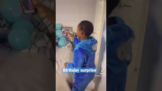 Idea birthday boy surprise