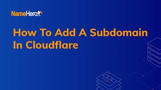 How To Add A Subdomain In Cloudflare (2023)