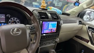 Màn hình android xe Lexus GX460 đời 2010 đến 2014 giưởng cắm rất zin theo xe