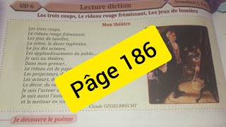 Mon théâtre page 186. Parcours Français 6AEP