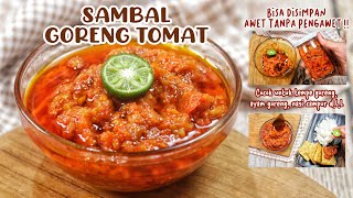 Resep Sambal Tomat Awet Tahan Lama Tanpa Pengawet