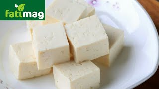 جبن نباتي صحي من حبوب الصوجا غني جدا بالبروتينات الطوفو طريقة تحضير حليب الصويا لذوي الحساسية TOFU