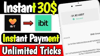 😱 30$ Instant Withdraw In IBIT Exchange 🔥 Instant $60 Future Bonus 😍 Instant Withdraw