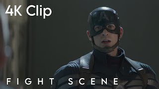 Captain America Fight Scene | 4K Clip | Captain America Winter Soldier